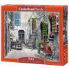 Charming Alley With Red Bicycle 53339, 33 cm x 47 cm, 500 vnt. Castorland dėlionė