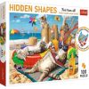 Hidden Shapes Cat's Holiday 10674, 48 cm x 63.8 cm, 1011 vnt. Trefl dėlionė