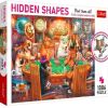 Hidden Shapes Game Night 10749, 48 cm x 68.3 cm, 1086 vnt. Trefl dėlionė