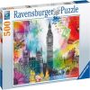 London Postcard, 36 cm x 49 cm, 500 vnt. Ravensburger dėlionė