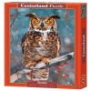 Great Horned Owl B-52387, 500 vnt. Castorland dėlionė