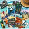 Holiday Postcards 10714, 68.3 cm x 48 cm, 1000 vnt. Trefl dėlionė