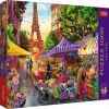 Tea Time Flower Market Paris, 48 cm x 68.3 cm, 1000 vnt. Trefl dėlionė
