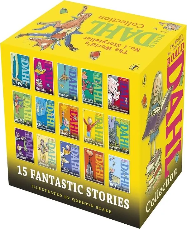 Roald Dahl Collection - 15 Paperback Book Boxed Set Collection