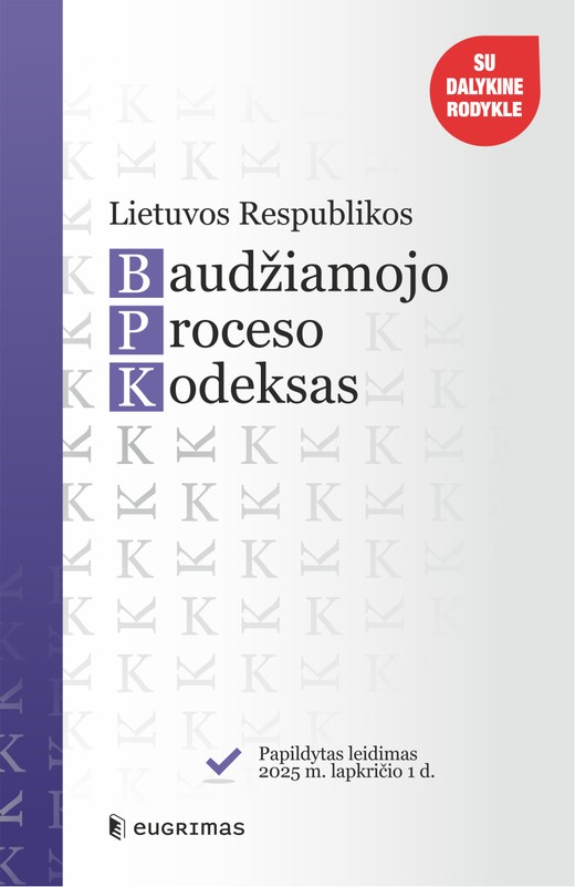 Lietuvos Respublikos baudžiamojo proceso kodeksas