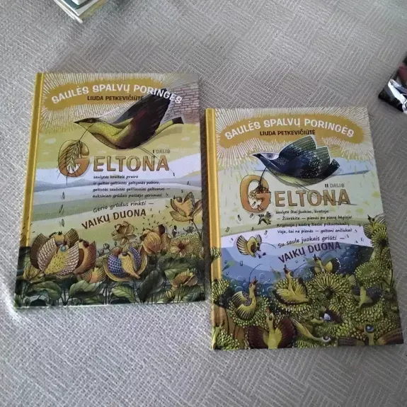 Saulės spalvų poringės. Geltona! I dalis ir II dalis