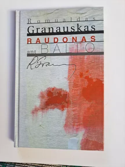Raudonas ant balto