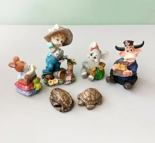 Statulėlės, 9,5-3cm, 6vnt.