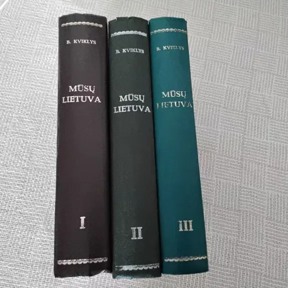 Mūsų Lietuva (I-II-III tomai)