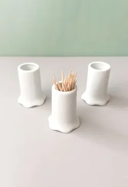 Laikikliai dantų krapštukams, 5,5cm aukštis, 3vnt., Apulum
