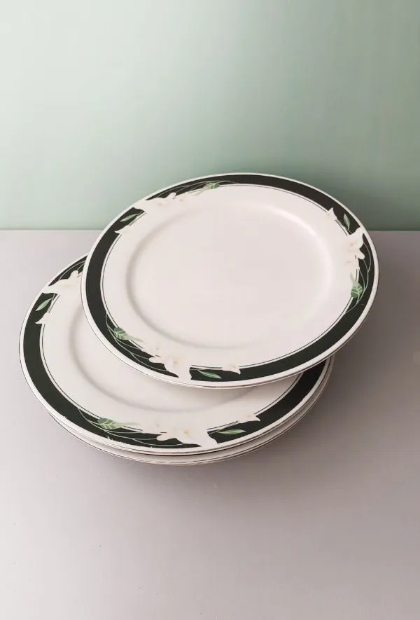 Lėkštės, 26,5cm, 4vnt., Crown Dynasty