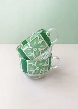 Stikliniai puodeliai, 200ml, 2vnt., France