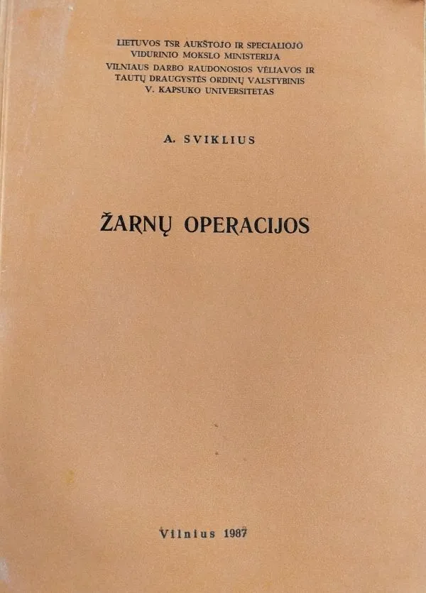 Žarnų operacijos