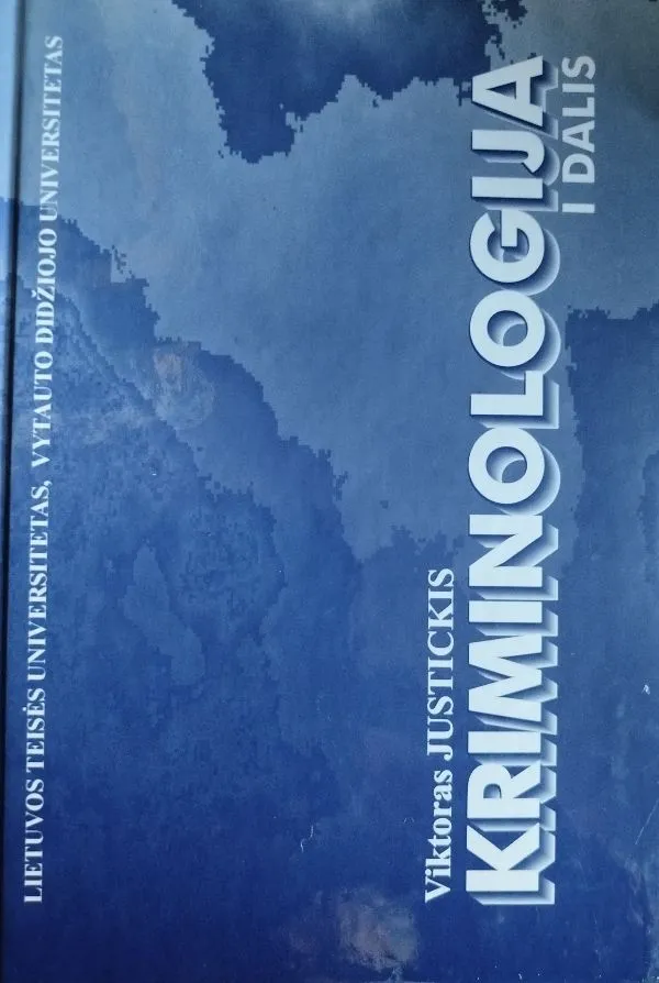 Kriminologija 1 dalis