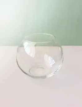 Stiklinė vaza Burbulas 12cm aukštis