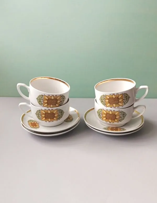 Aija-2 puodeliai su lėkštute, 200ml, Riga