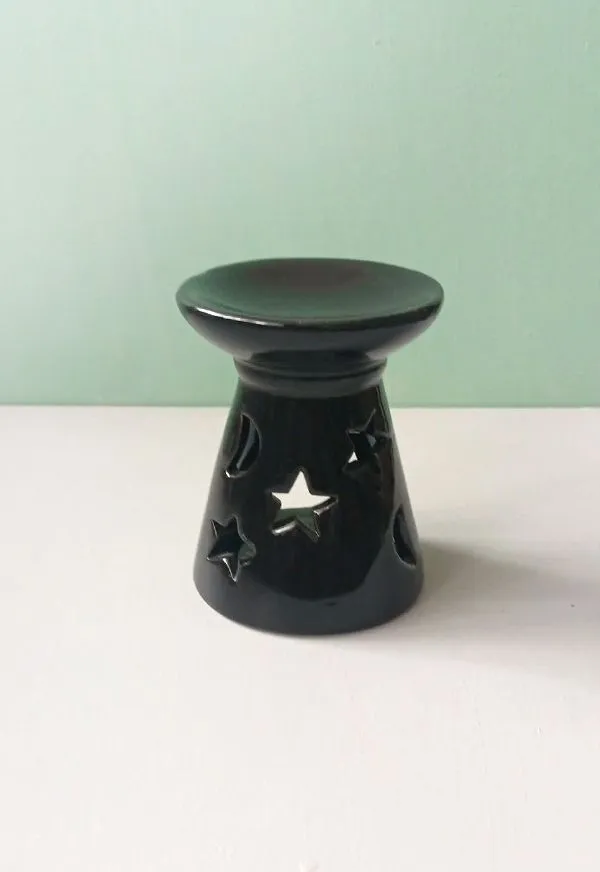 Aromatinė eterinių aliejų keraminė žvakidė, 10,5cm aukštis
