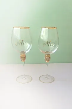 Vestuvinių taurių rinkinys „Mr & Mrs“, 501-600ml, 2vnt.