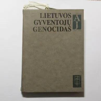 Lietuvos gyventojų genocidas T. 2 A-J