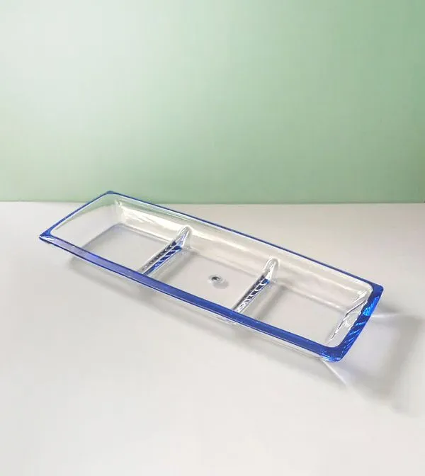 Serviravimo lėkštė su skyreliais, 15x41cm, Walther Glas