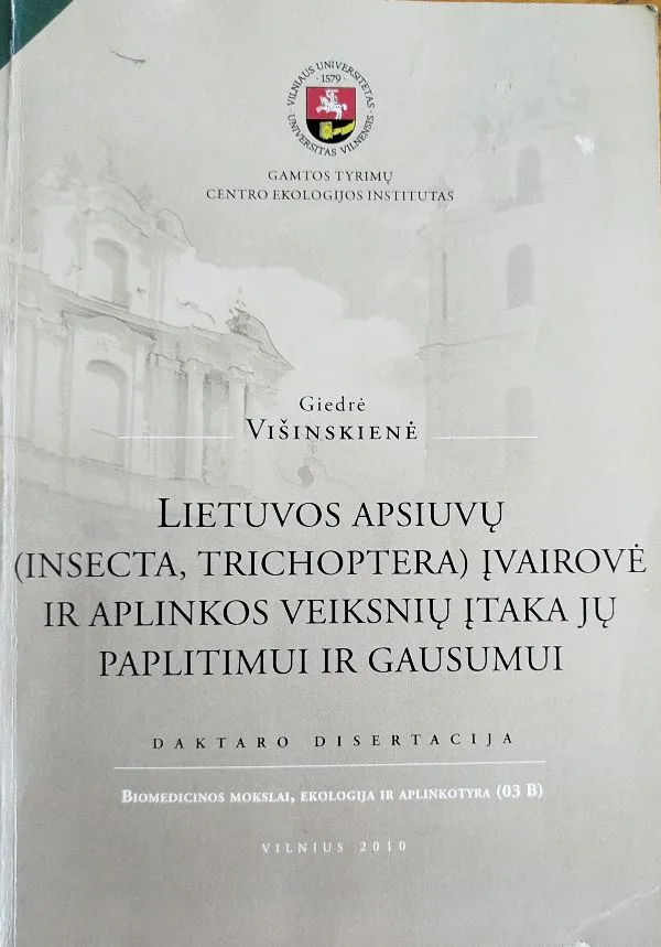Lietuvos apsiuvų ir (Incesta trichopetera)įvairovė ir aplinkos veiksnių įtaka jų