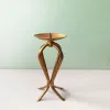 Vintažinė žalvarinė žvakidė, 26,5cm aukštis