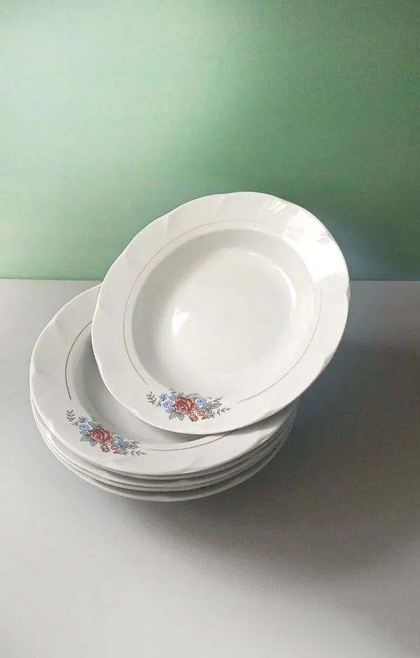 Lėkštės gilesnės, 25cm, 6vnt., RPR, Riga
