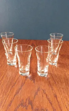 Vintažinės taurelės, 50ml, 6vnt.