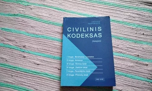 Civilinis kodeksas 2001 10 05