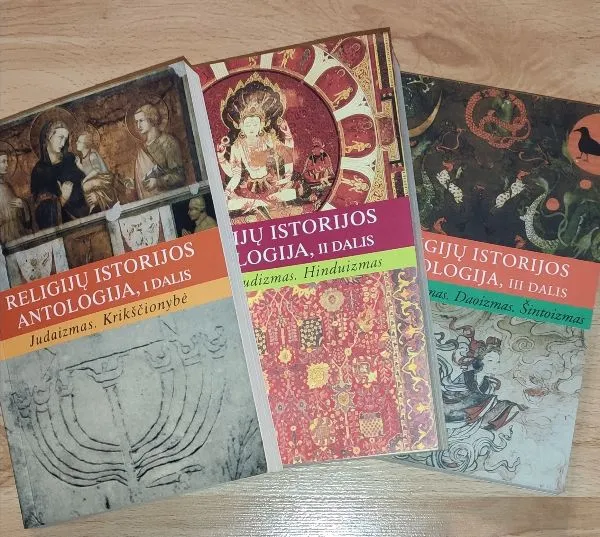 Religijų istorijos antologija, 1-3 dalys