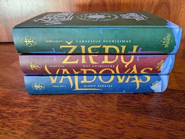 Trys knygos Žiedų valdovas