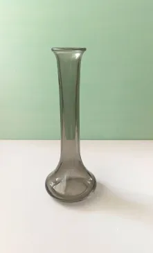 Dūminio stiklo vaza, 25cm aukštis