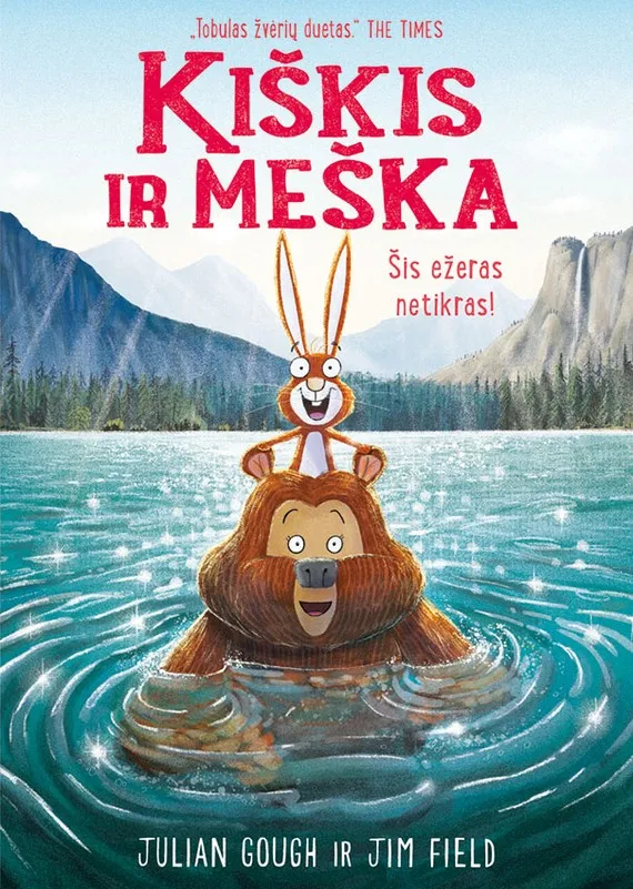 Kiškis ir meška. Šis ežeras netikras!