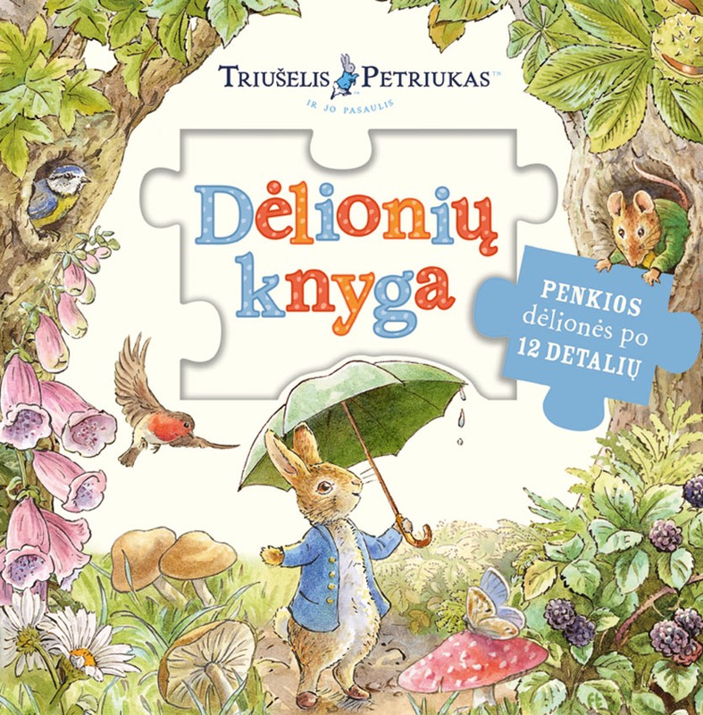 Triušelis Petriukas. Dėlionių knyga