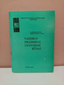 Vadybos pradmenų ugdymosi būdai