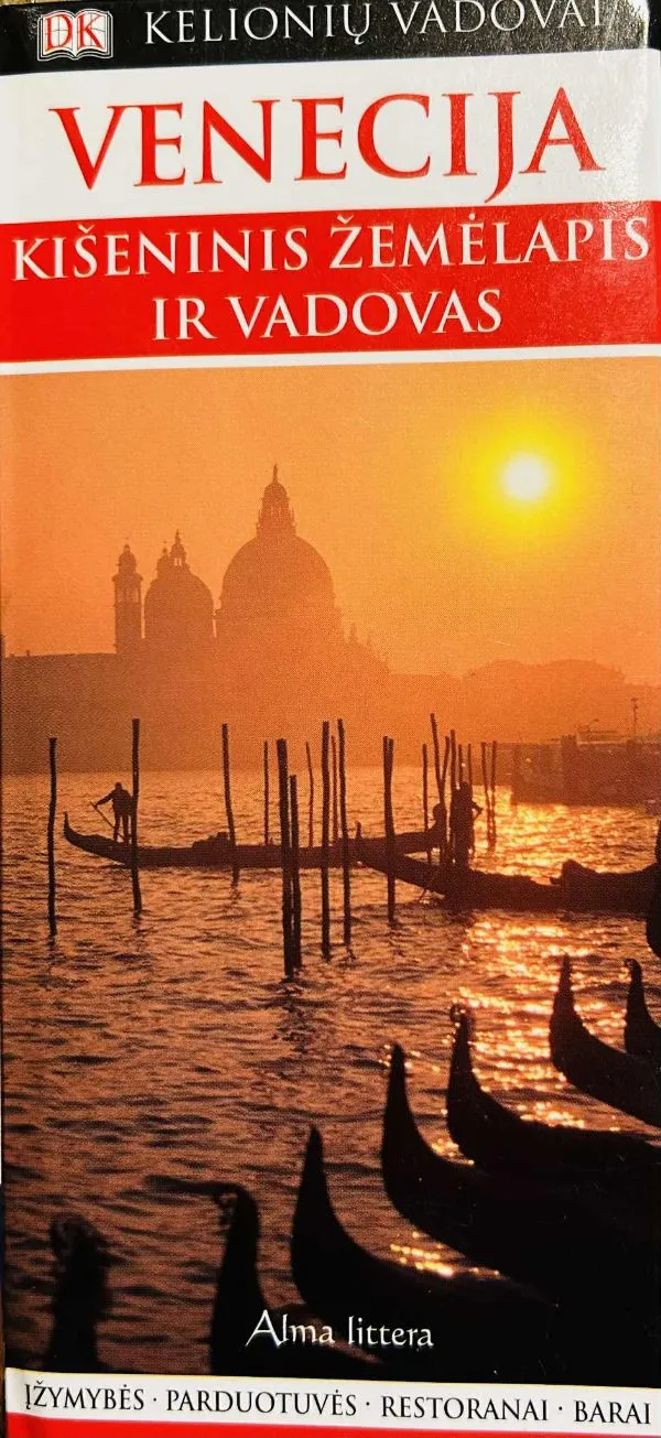 Venecija. Kišeninis žemėlapis ir vadovas