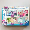 Vaikiškų 4 dėlionių rink., Ravensburger Puzzle My Little Pony 4 in a Box, +3m.