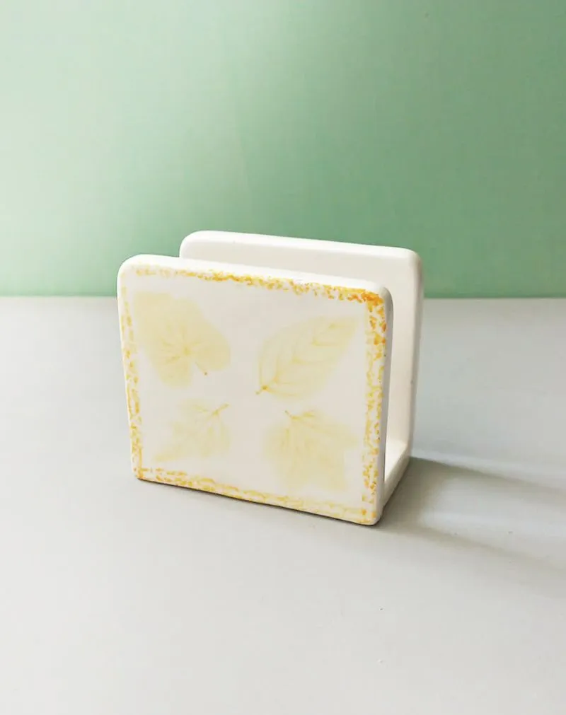 Keraminis servetėlių laikiklis 9x10x6cm