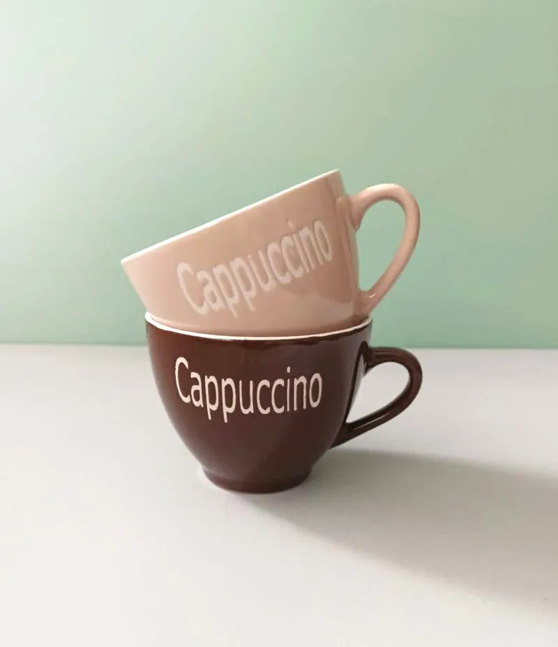 Puodeliai, 250ml, 2vnt., Cappuccino