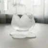 Matinio stiklo žvakidė, 6,5cm aukštis