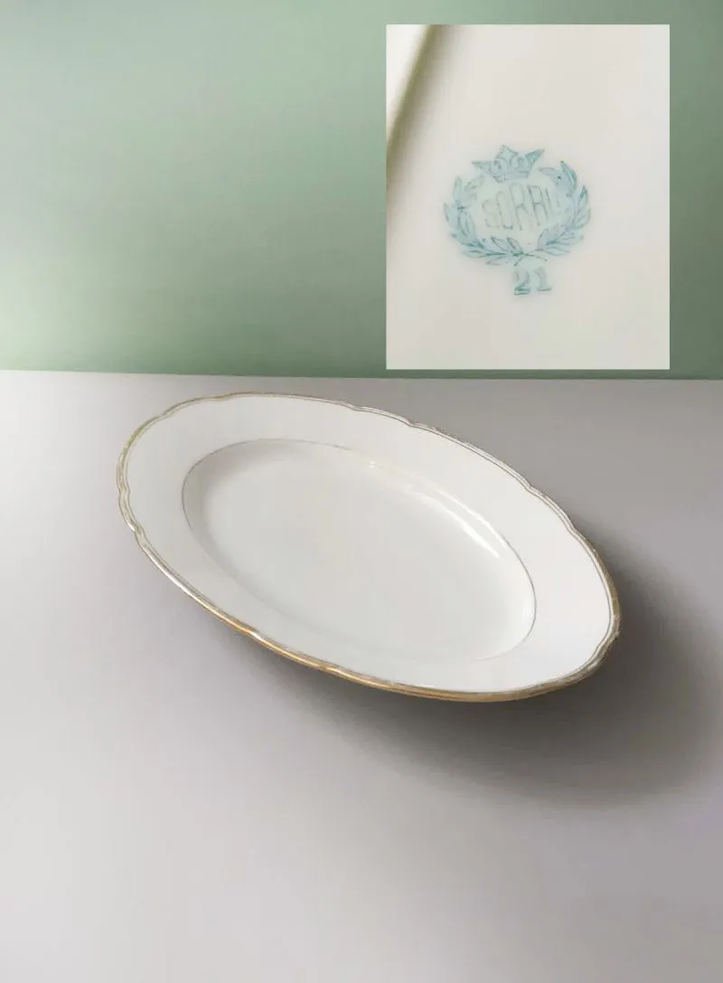 Lėkštė pailga serviravimui, 27x17cm, Sorau