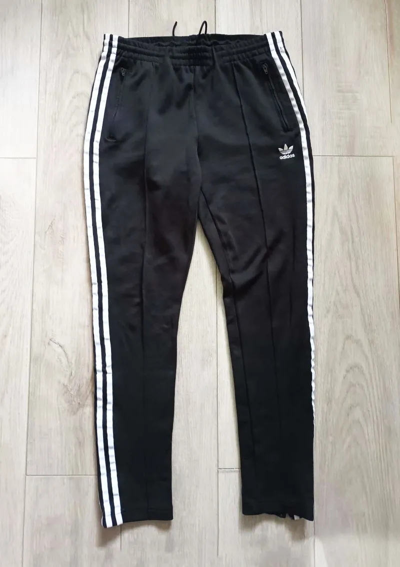 Klasikinės juodos sportinės kelnės moterims, adidas, M-S/M