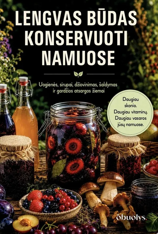 Lengvas būdas konservuoti namuose