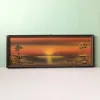Reljefinis paveikslas „Saulėlydis pajūryje“ 40x18cm