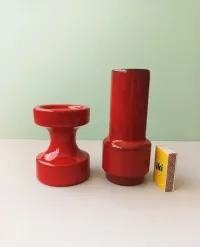 Steuler Keramik Cari Zalloni vaza ir žvakidė, 15cm ir 10cm aukštis, keramika