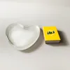 Stiklinė žvakidė-lėkštutė „Širdelė“