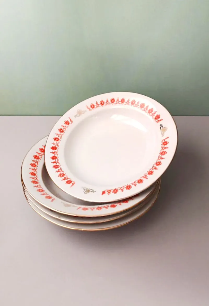Lėkštės gilesnės, 20cm, 4vnt., Baranovka