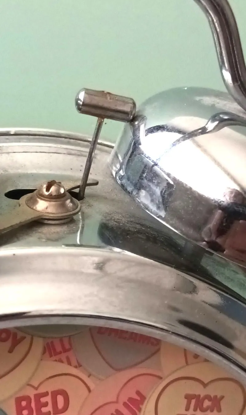 Retro stiliaus stalinis žadintuvas,  21cm aukštis